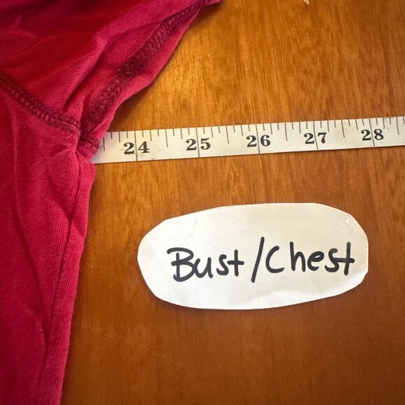 Aeropostale A87 Mens Red Long Sleeve Graphic Tee XL 100% Cotton NYC Ath Dept - Picture 3 of 7